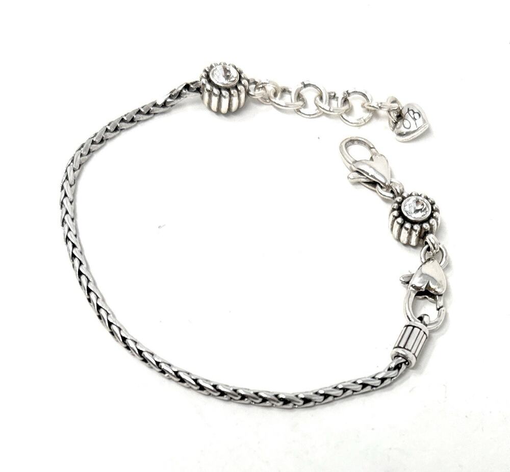 Brighton Twinkle Crystal Slide Add A Charm bracelet